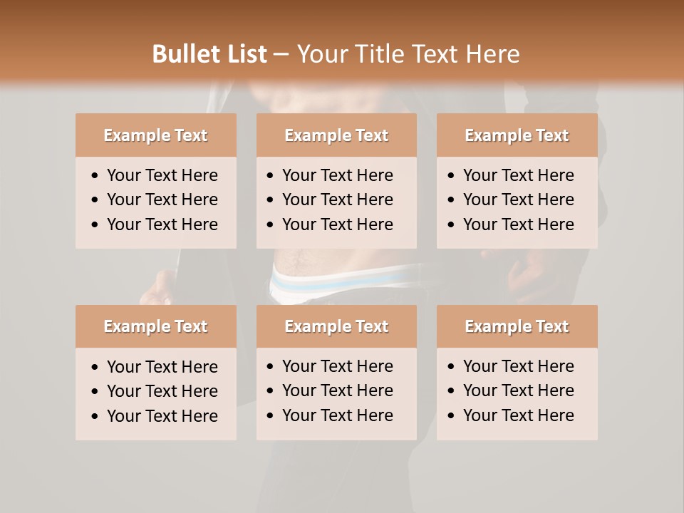 Hot Hip Muscles PowerPoint Template