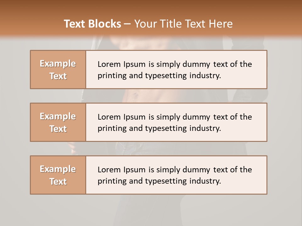 Hot Hip Muscles PowerPoint Template