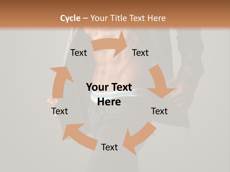 Hot Hip Muscles PowerPoint Template