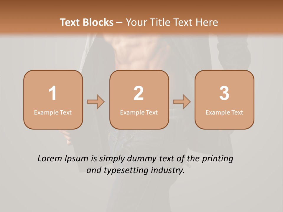 Hot Hip Muscles PowerPoint Template