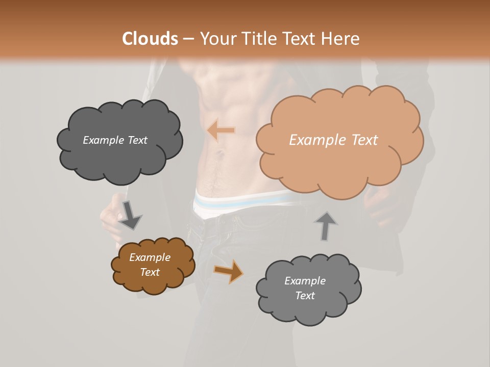 Hot Hip Muscles PowerPoint Template