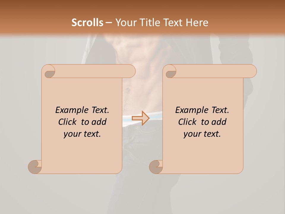 Hot Hip Muscles PowerPoint Template