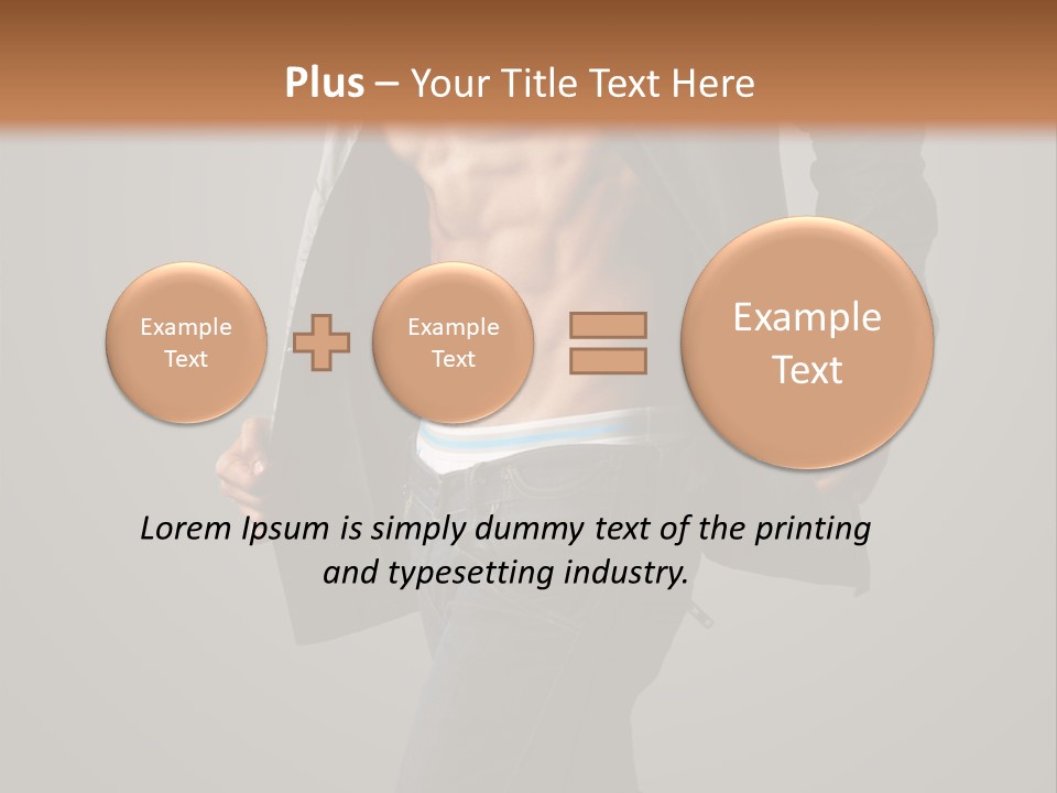 Hot Hip Muscles PowerPoint Template