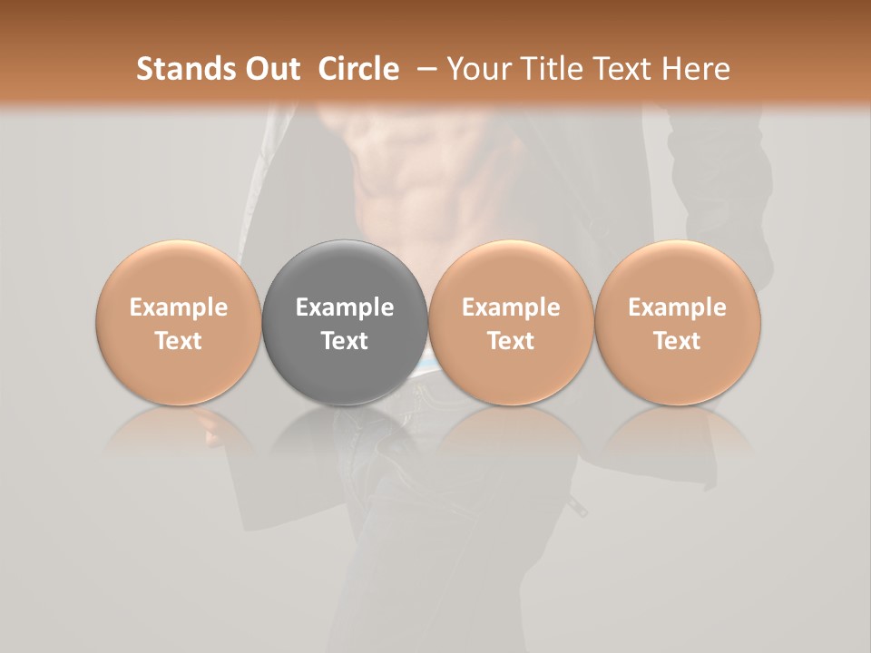 Hot Hip Muscles PowerPoint Template