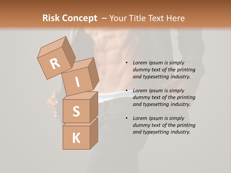 Hot Hip Muscles PowerPoint Template