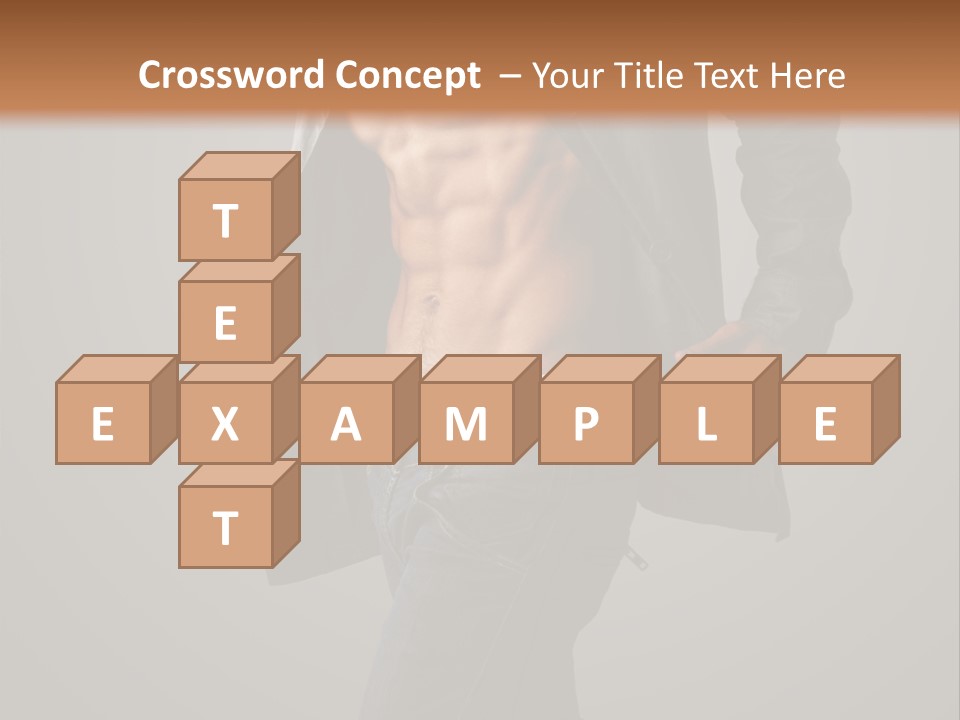 Hot Hip Muscles PowerPoint Template