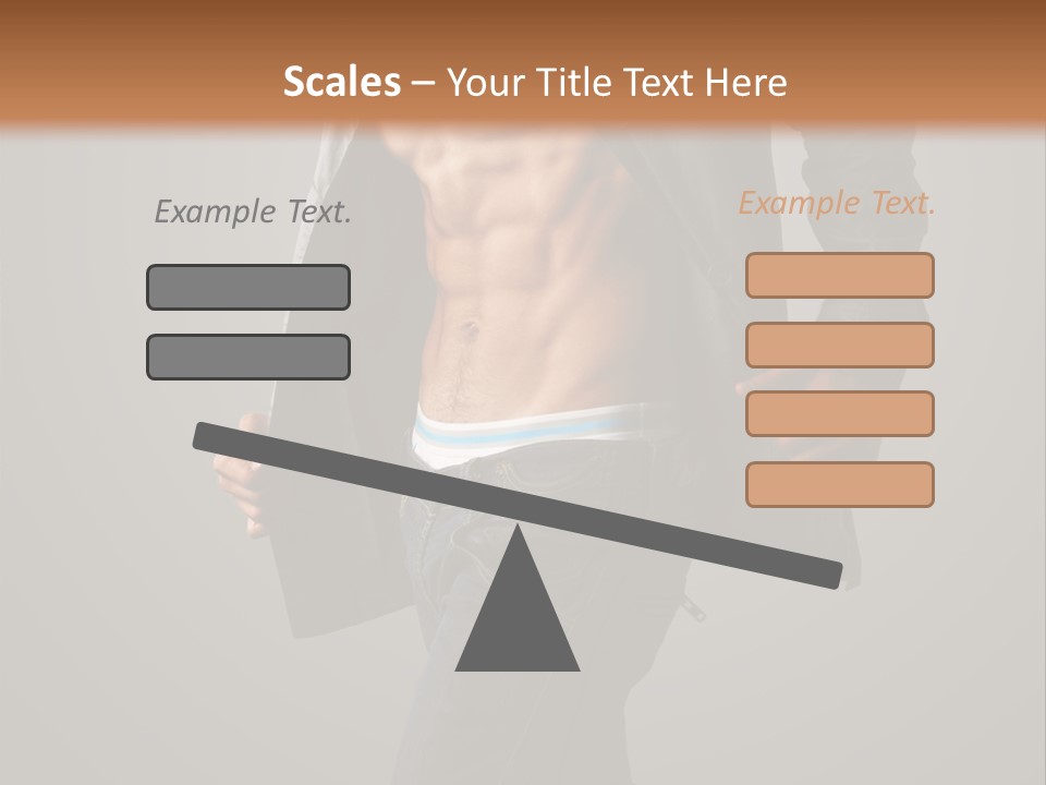 Hot Hip Muscles PowerPoint Template