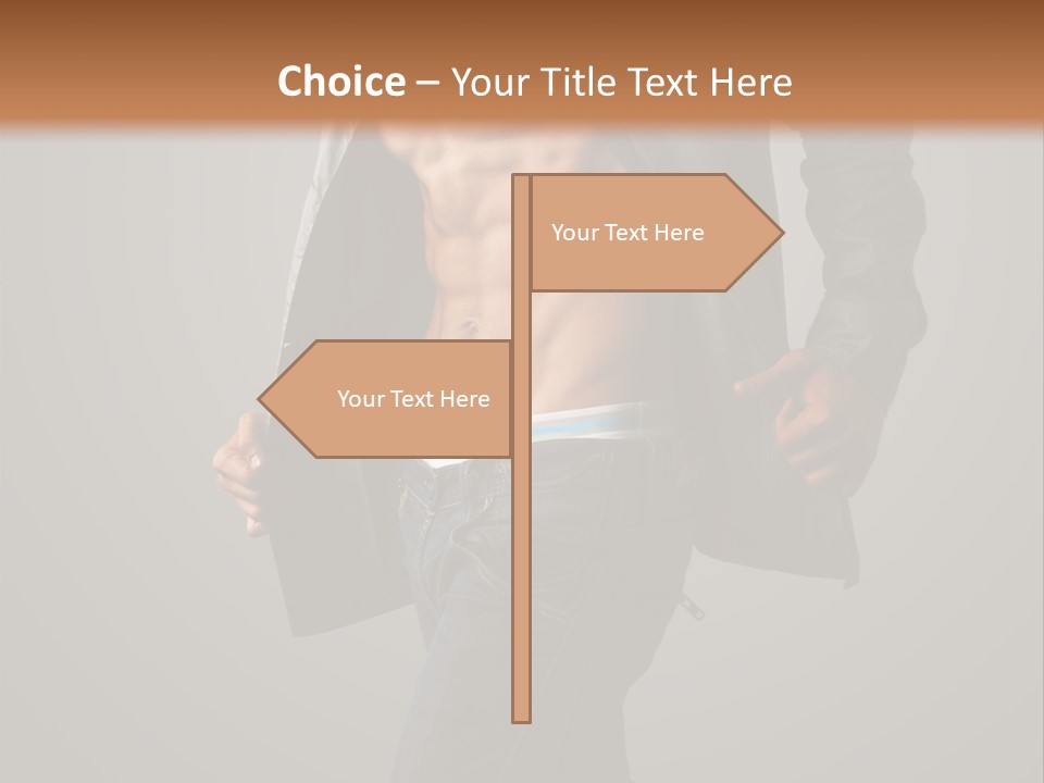 Hot Hip Muscles PowerPoint Template