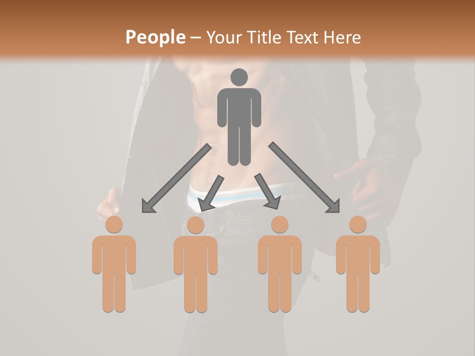 Hot Hip Muscles PowerPoint Template
