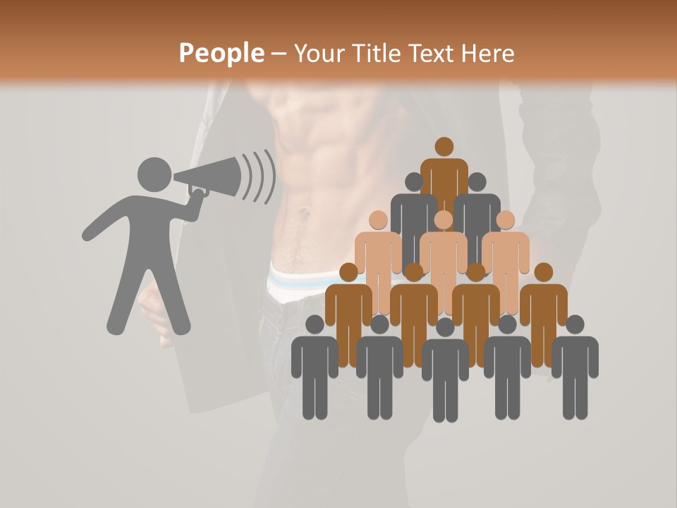 Hot Hip Muscles PowerPoint Template