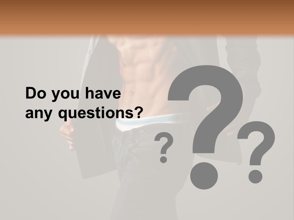 Hot Hip Muscles PowerPoint Template