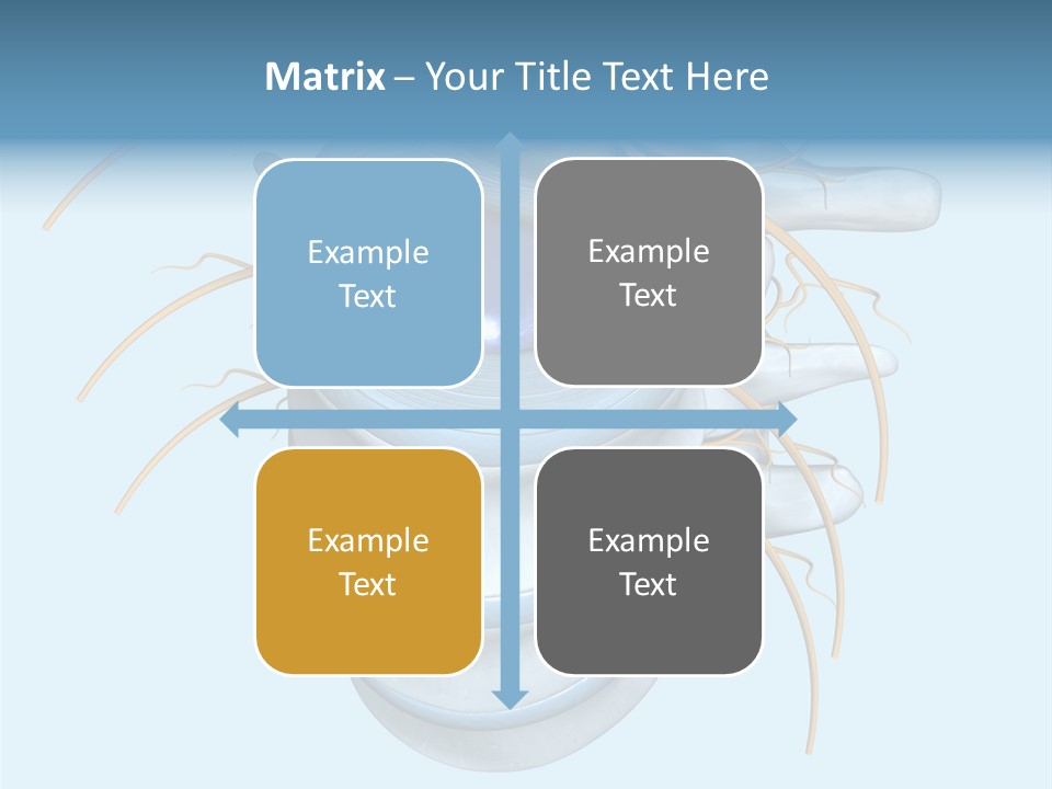 White Dining Meat PowerPoint Template