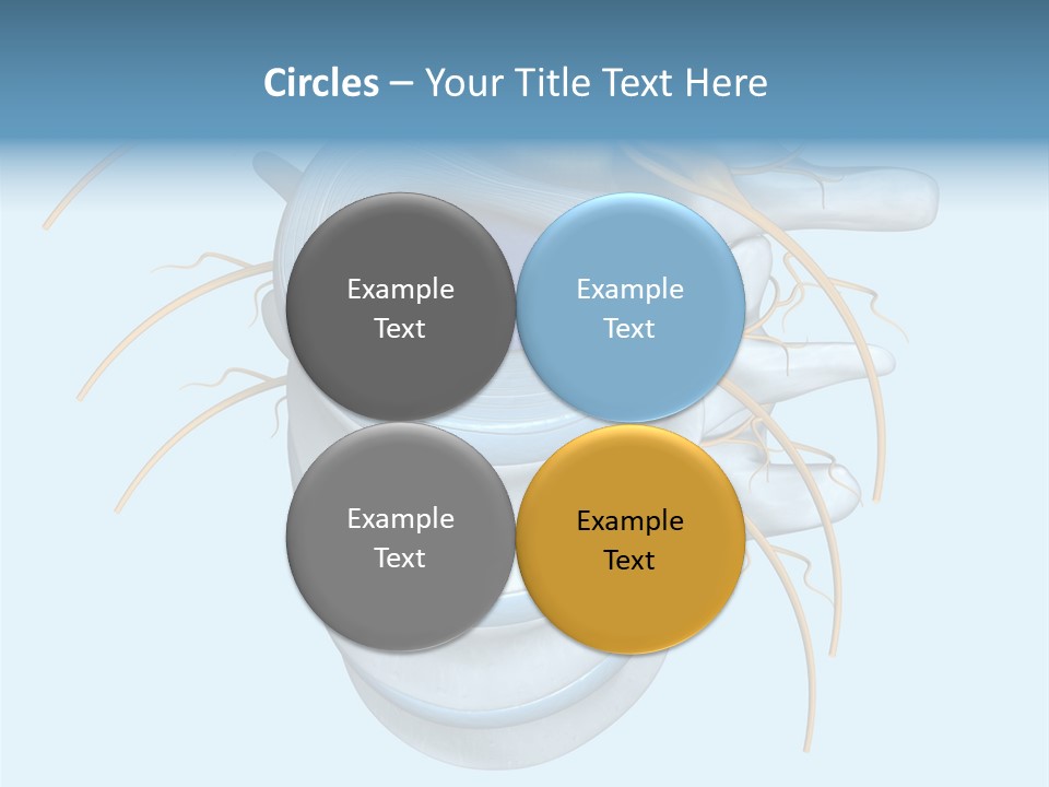 White Dining Meat PowerPoint Template