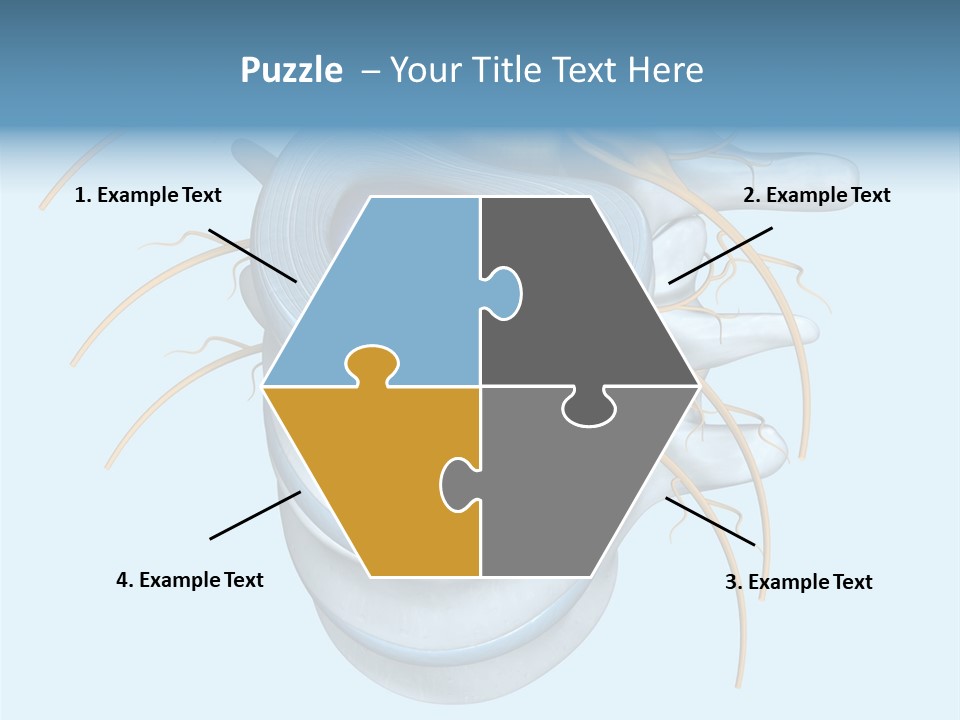 White Dining Meat PowerPoint Template