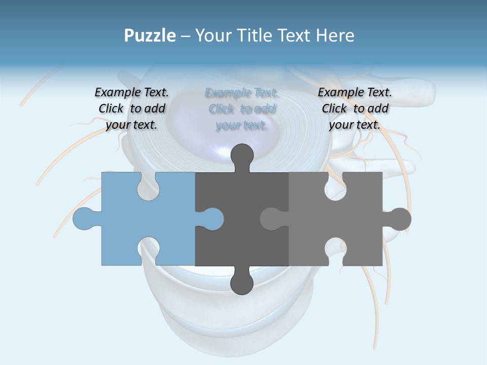 White Dining Meat PowerPoint Template