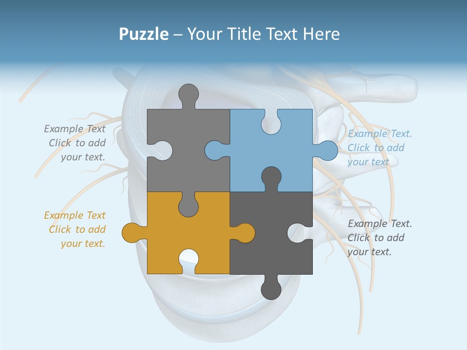 White Dining Meat PowerPoint Template