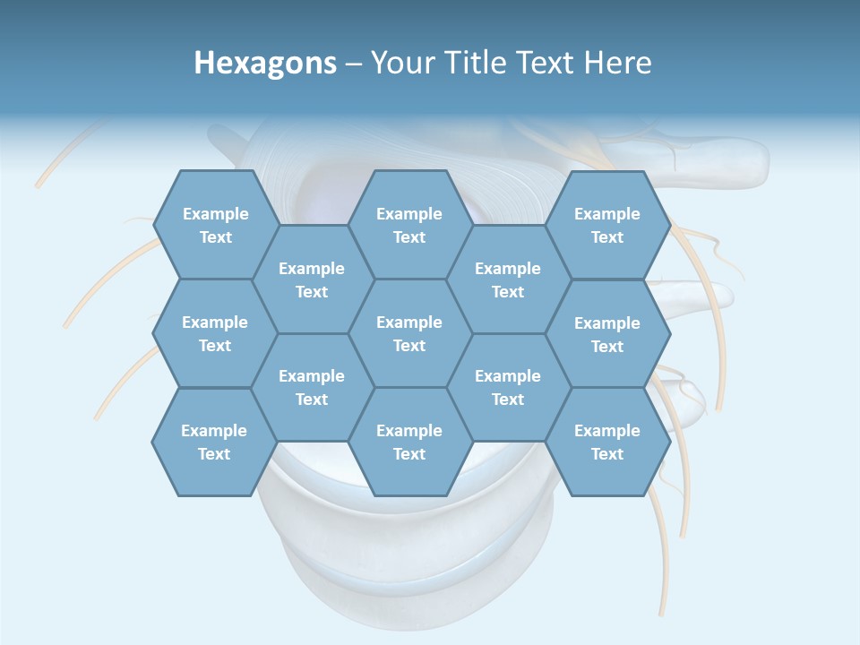 White Dining Meat PowerPoint Template