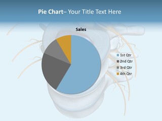 White Dining Meat PowerPoint Template