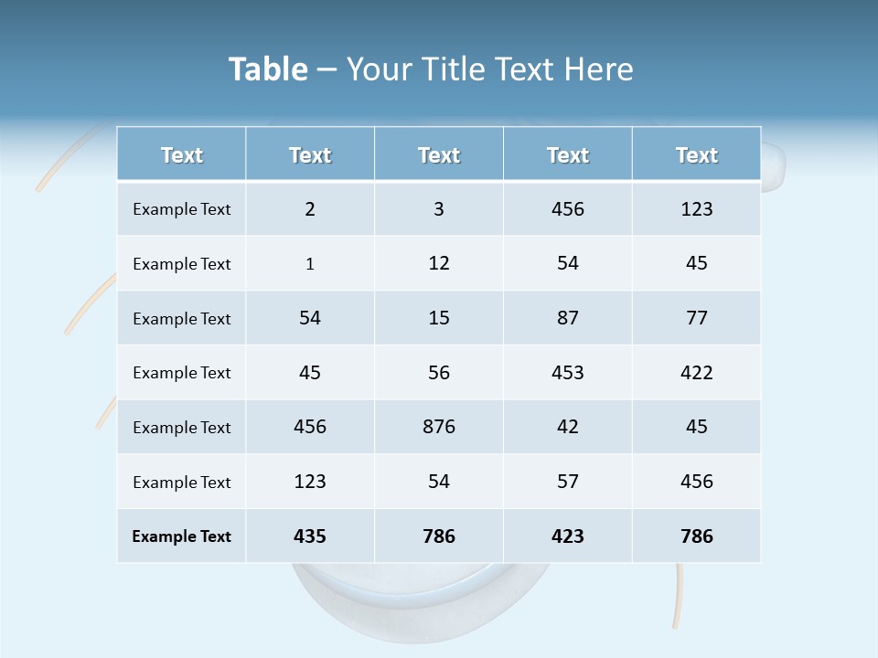 White Dining Meat PowerPoint Template