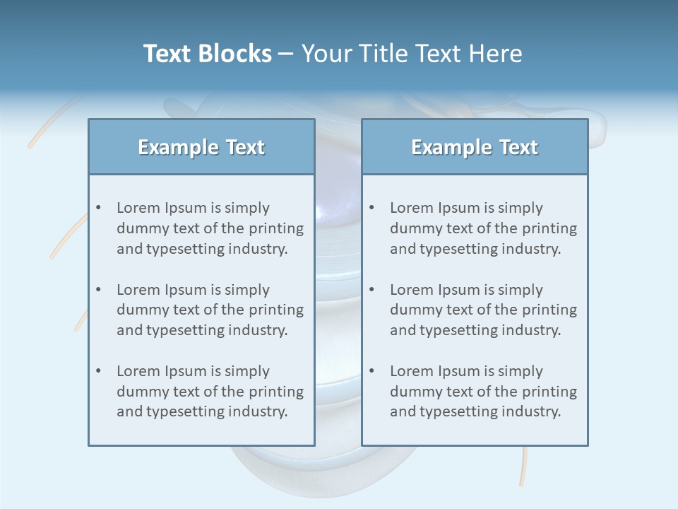 White Dining Meat PowerPoint Template