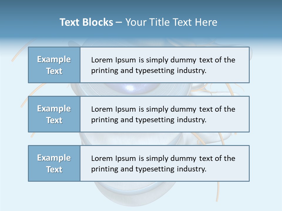 White Dining Meat PowerPoint Template