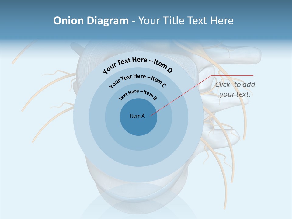 White Dining Meat PowerPoint Template