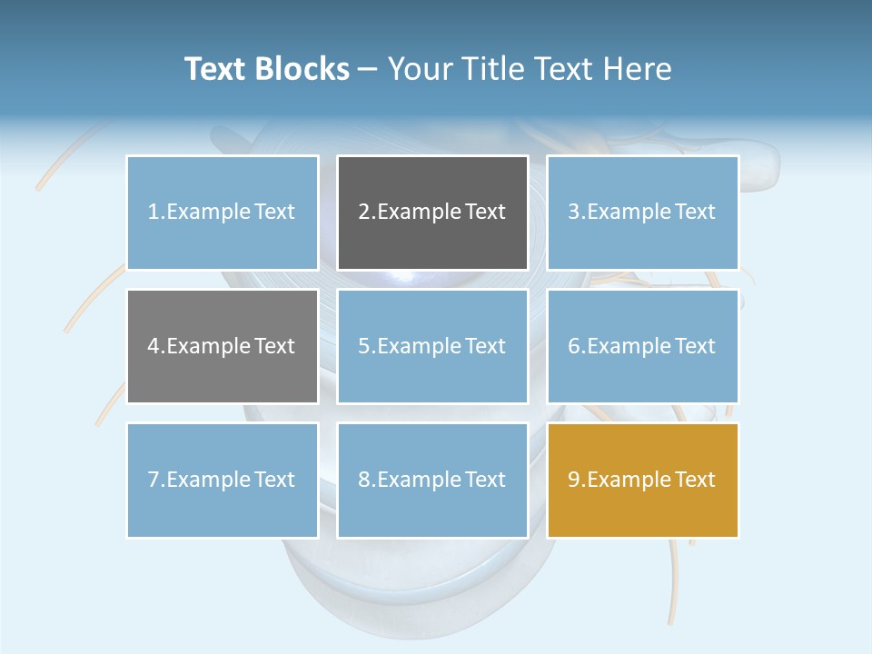 White Dining Meat PowerPoint Template