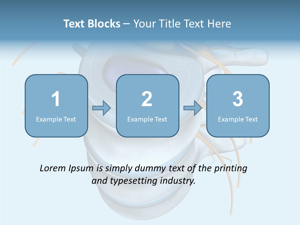 White Dining Meat PowerPoint Template