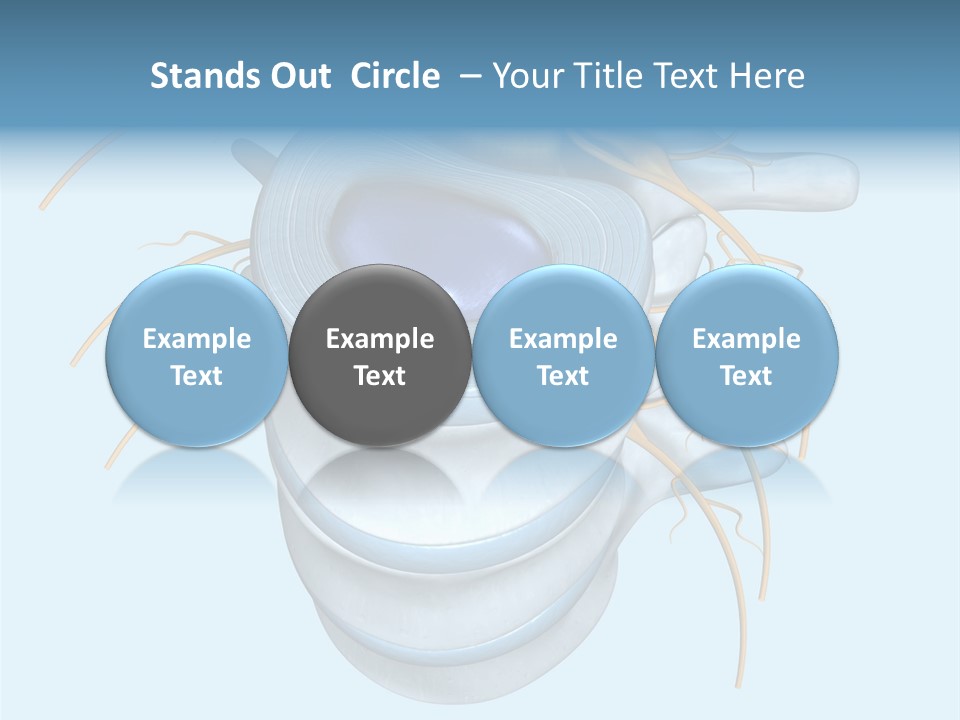 White Dining Meat PowerPoint Template