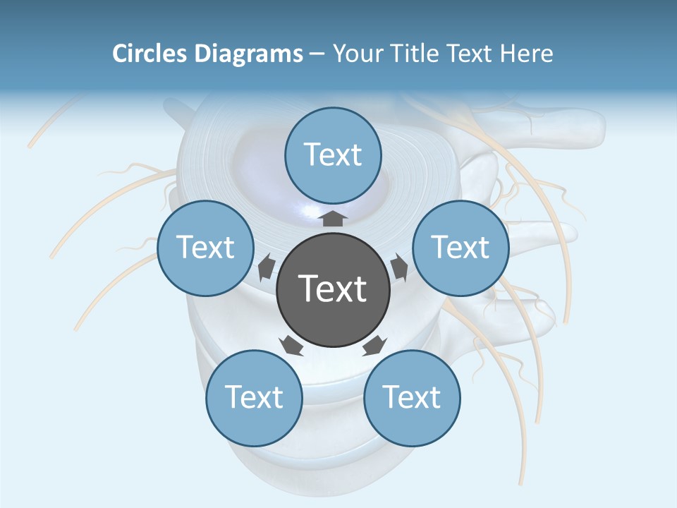 White Dining Meat PowerPoint Template