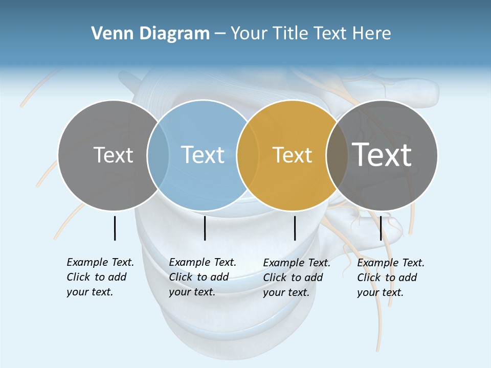White Dining Meat PowerPoint Template