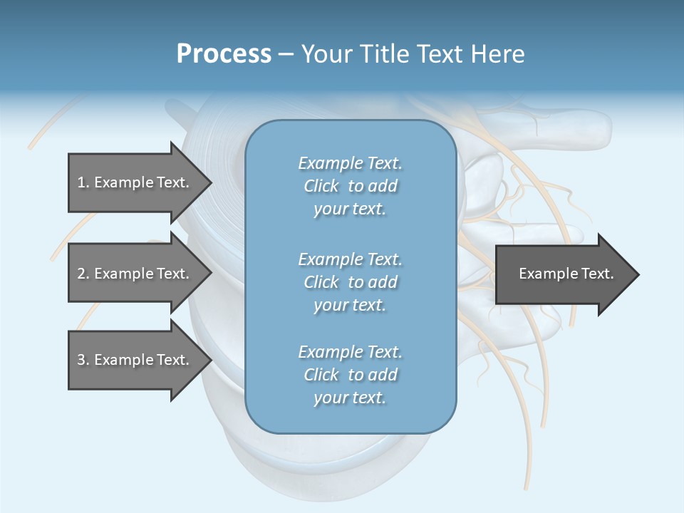 White Dining Meat PowerPoint Template