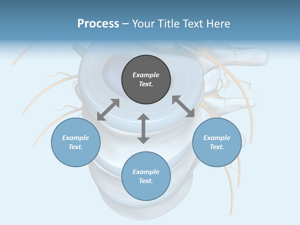 White Dining Meat PowerPoint Template