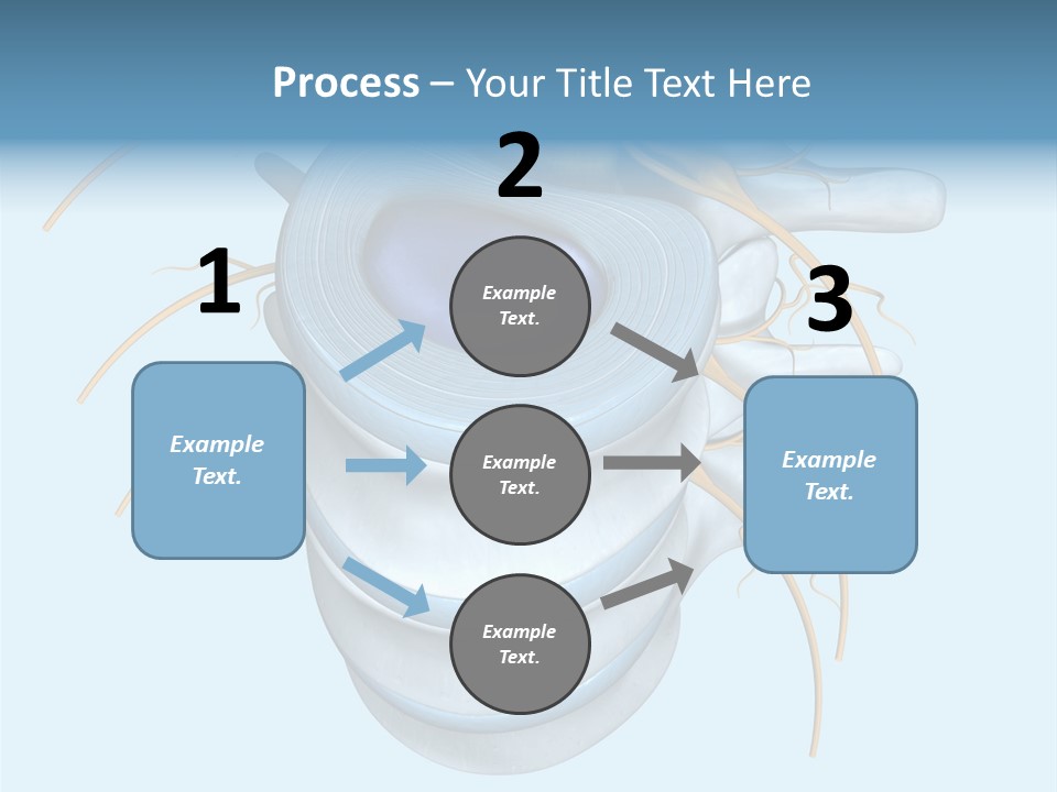 White Dining Meat PowerPoint Template