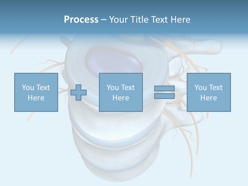 White Dining Meat PowerPoint Template