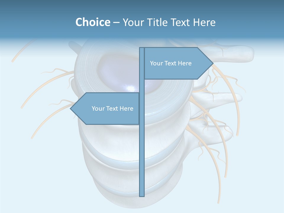 White Dining Meat PowerPoint Template