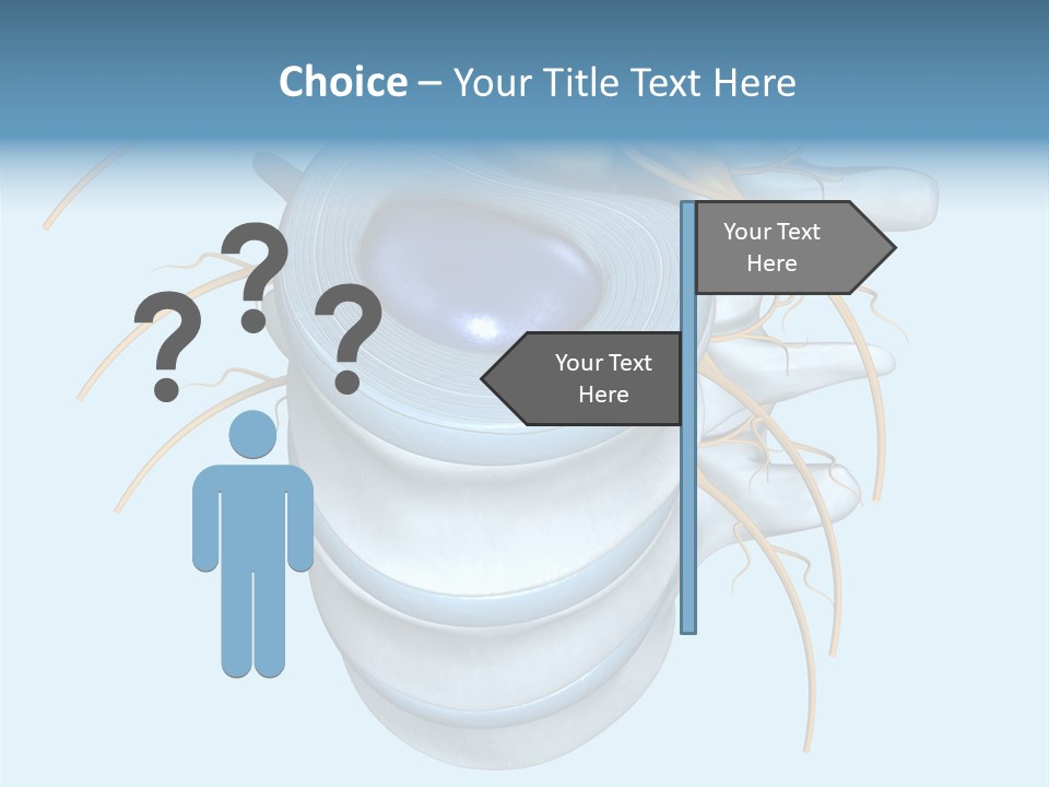 White Dining Meat PowerPoint Template