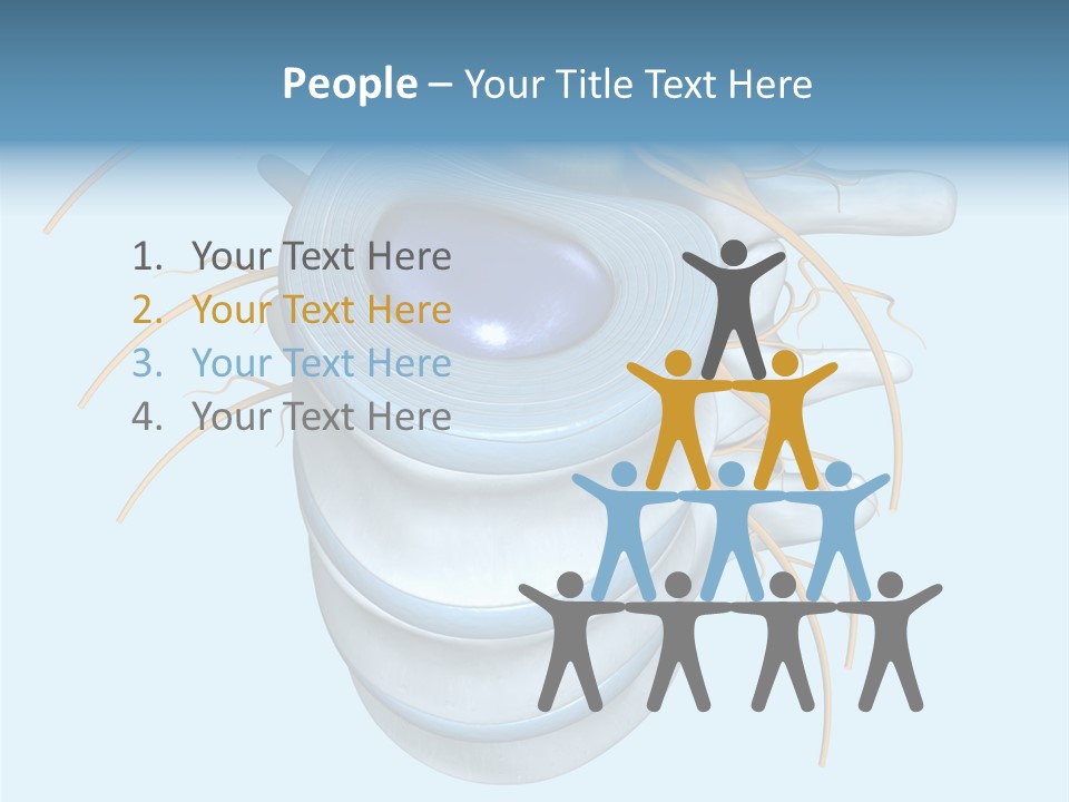 White Dining Meat PowerPoint Template