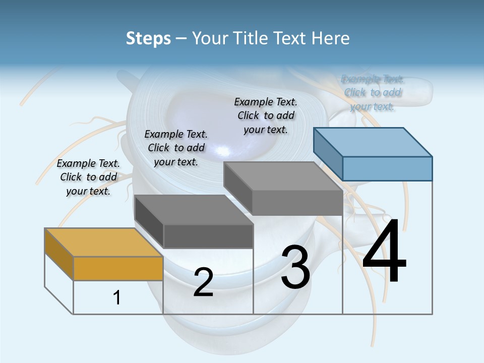 White Dining Meat PowerPoint Template