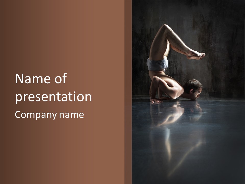 Leisure Relaxation Fitness PowerPoint Template