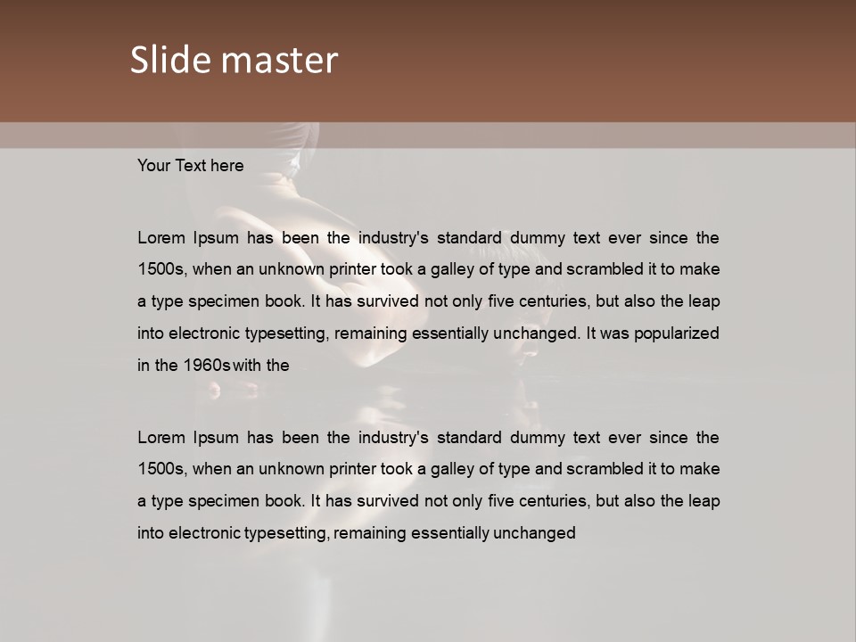 Leisure Relaxation Fitness PowerPoint Template