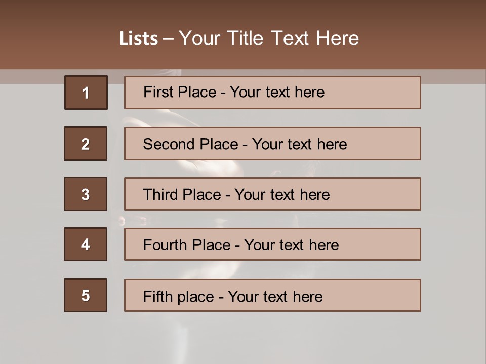 Leisure Relaxation Fitness PowerPoint Template