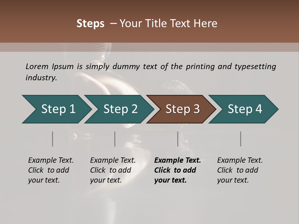 Leisure Relaxation Fitness PowerPoint Template