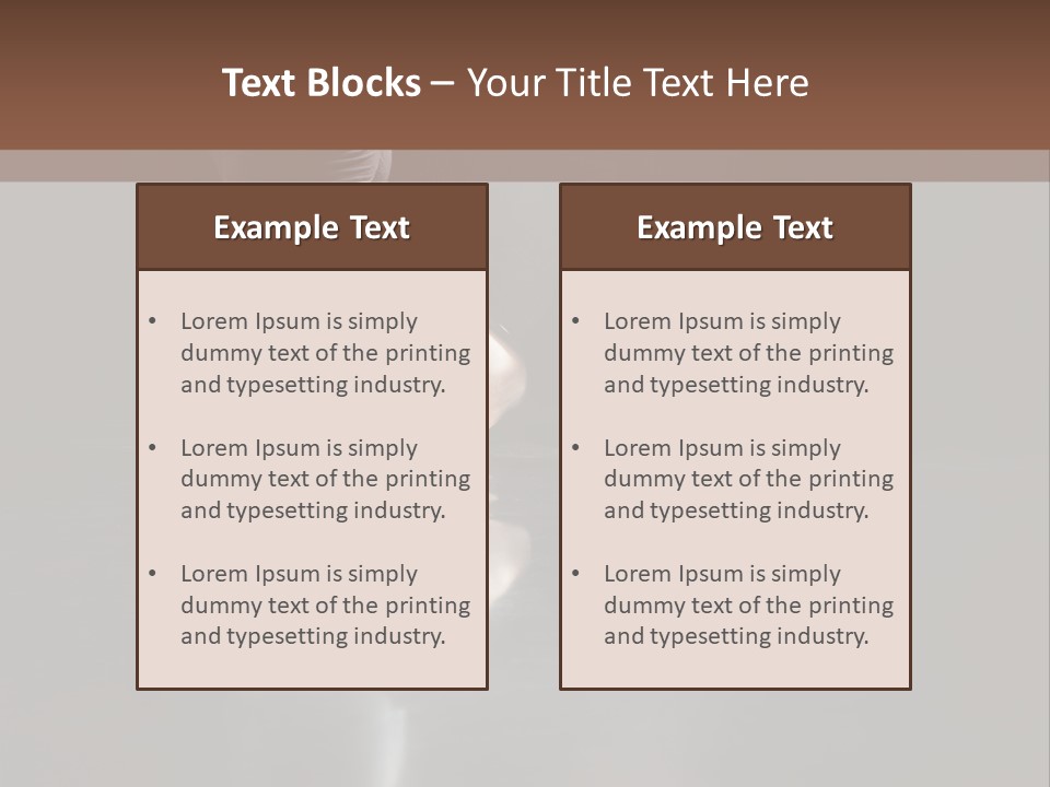 Leisure Relaxation Fitness PowerPoint Template