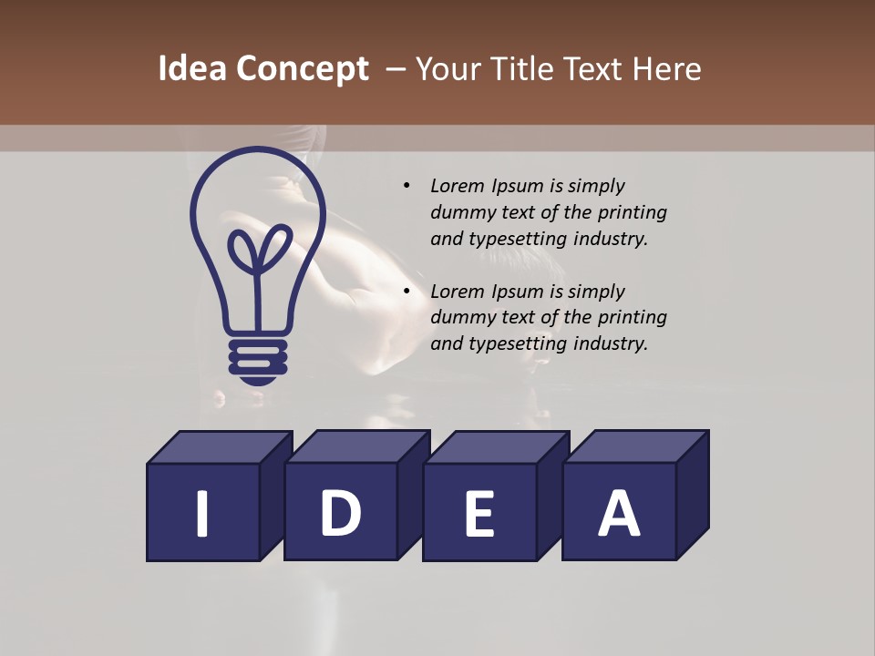 Leisure Relaxation Fitness PowerPoint Template