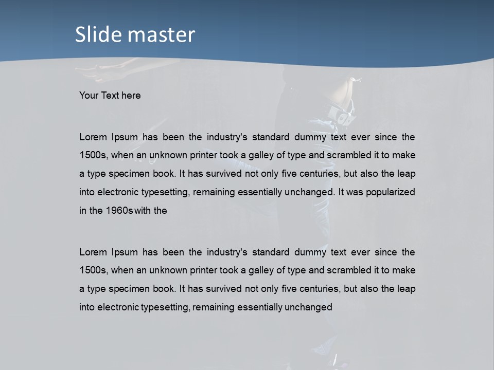 Fashion Active Female PowerPoint Template