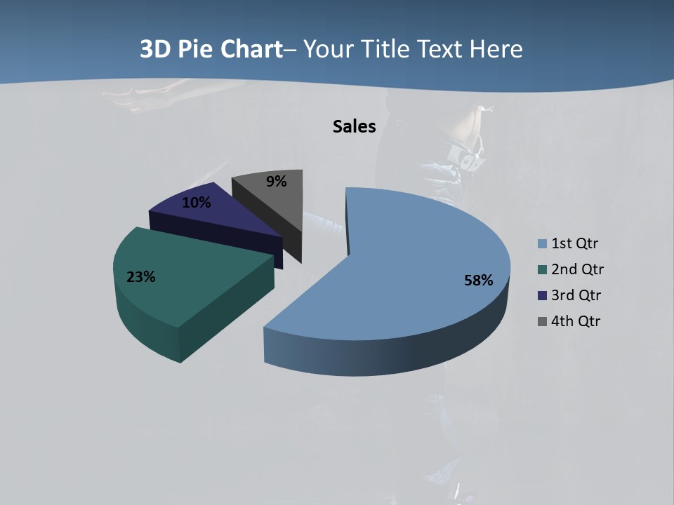 Fashion Active Female PowerPoint Template