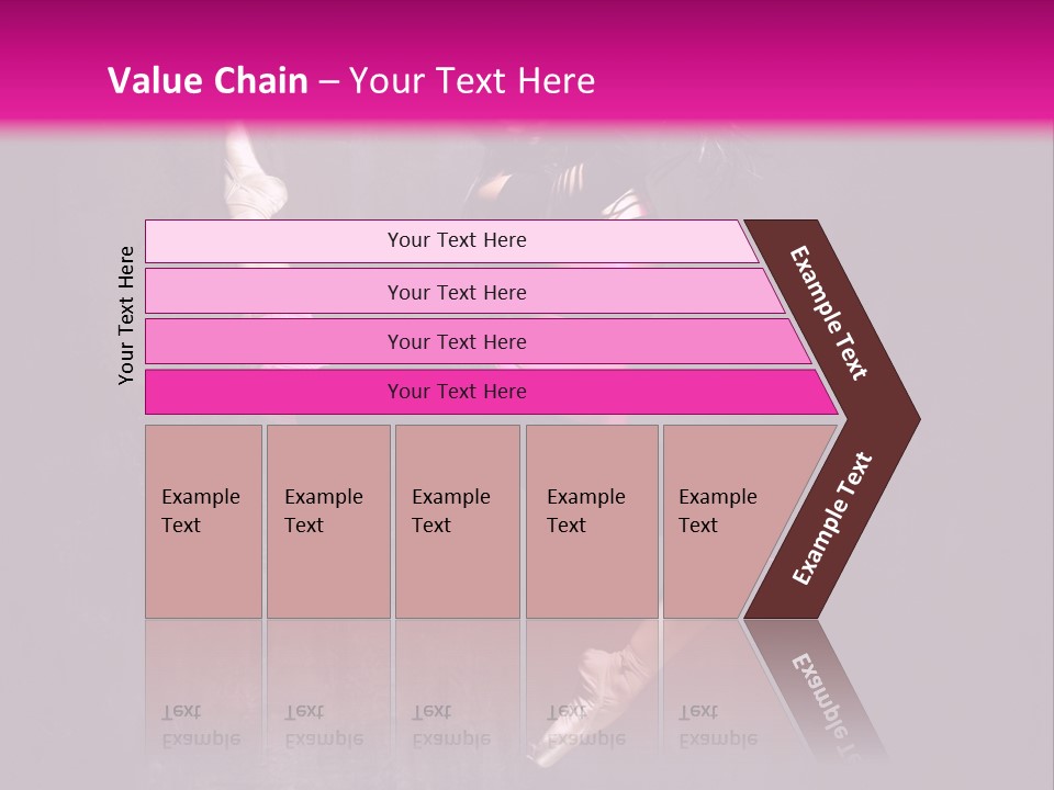 Cool Posing Aerobics PowerPoint Template