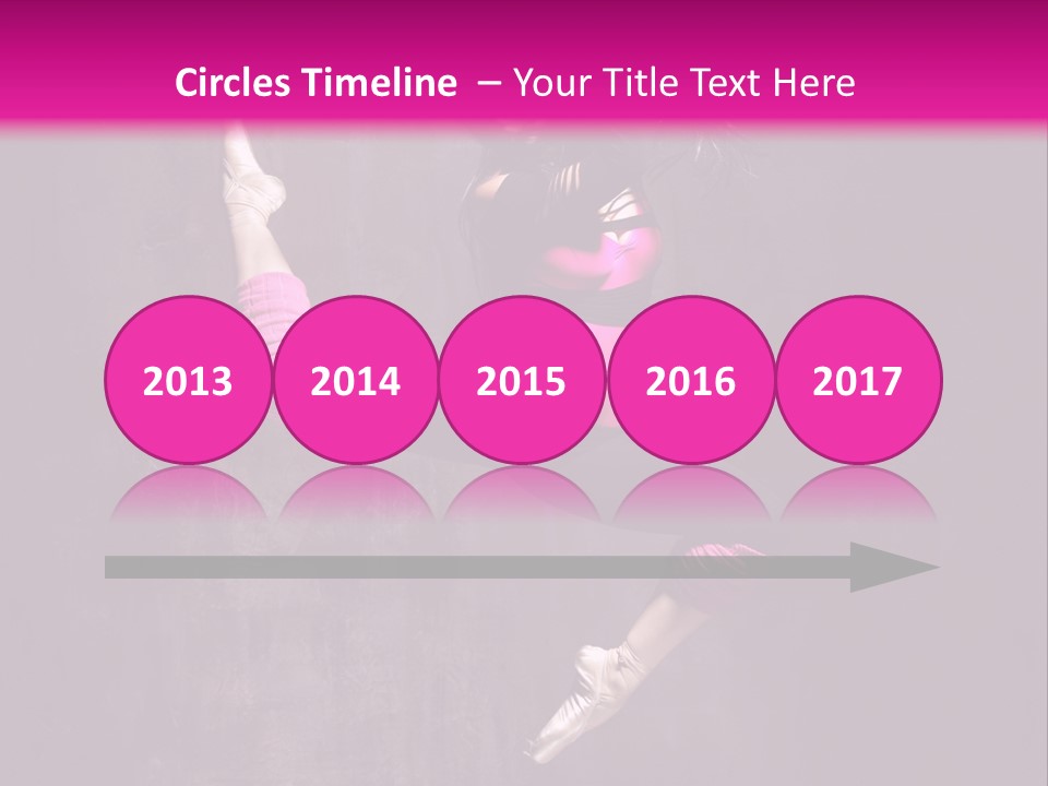 Cool Posing Aerobics PowerPoint Template