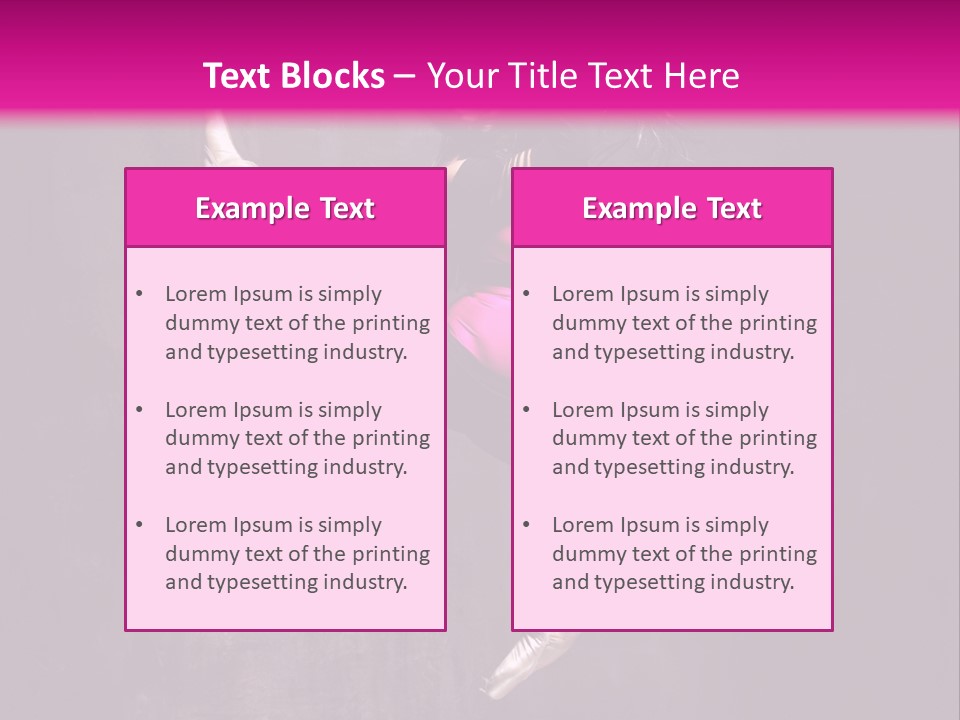 Cool Posing Aerobics PowerPoint Template
